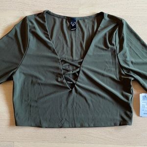 Long Sleeve Crop Top